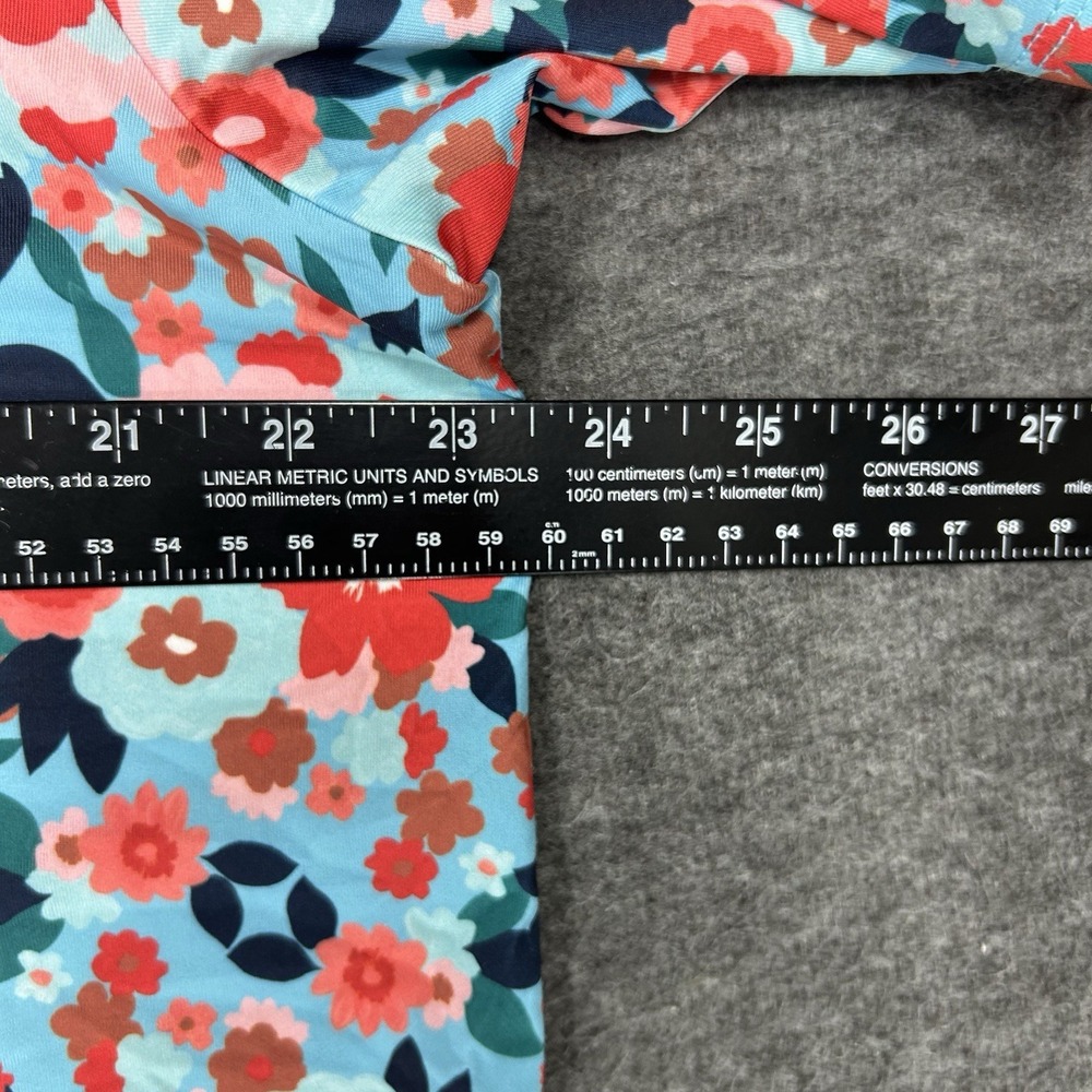 Bad Birdie USA Polo Shirt Mens XL Floral Print Golf Stretch Short Sleeve - Picture 9 of 13